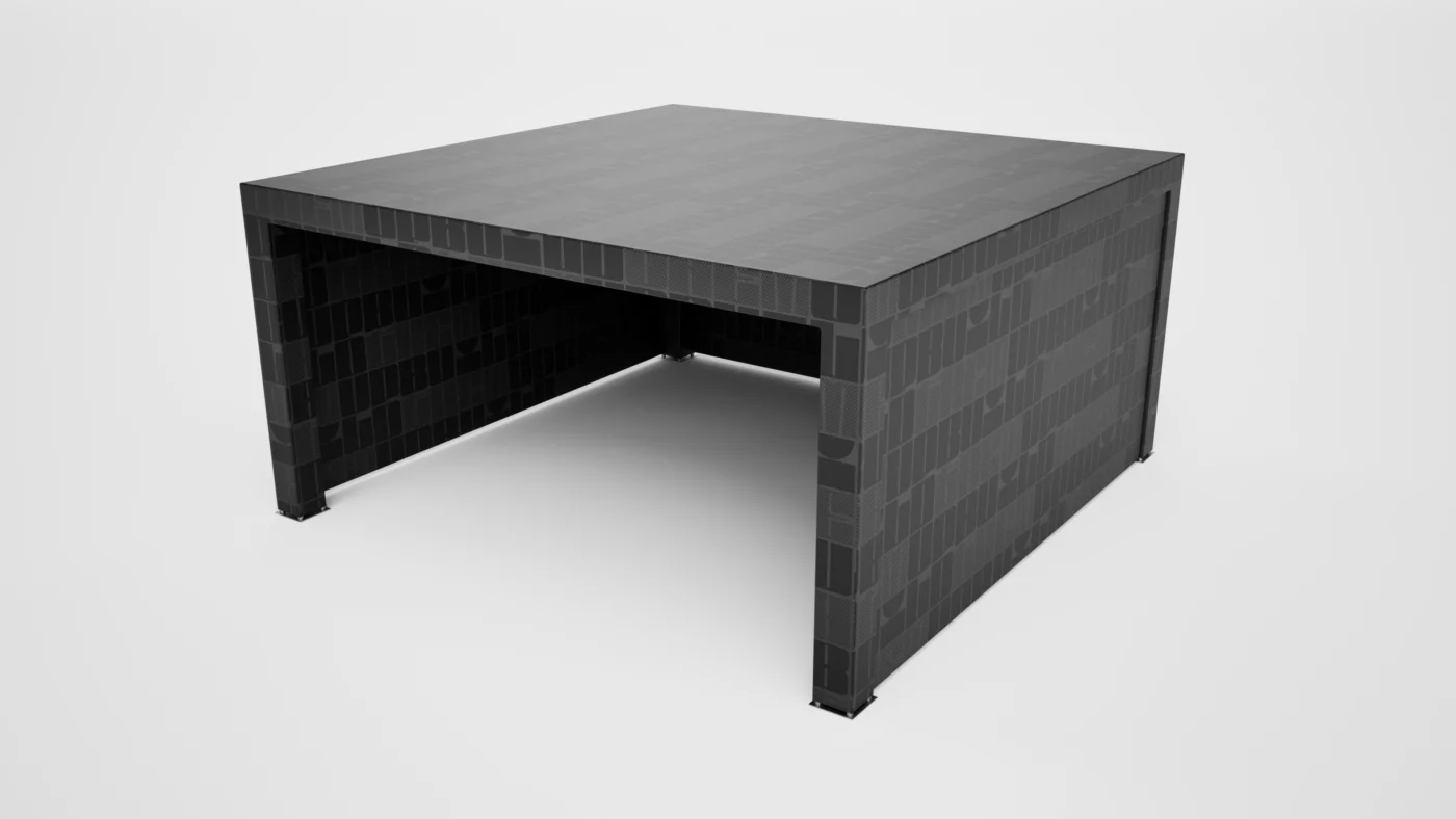 Event Cube 10x20x20 Fully Covered