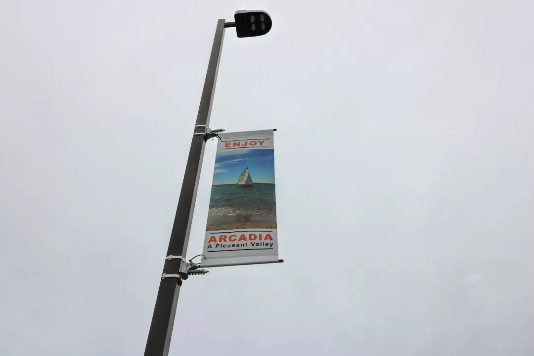Banners for Square Shaped Poles | Custom Fit Banner Brackets