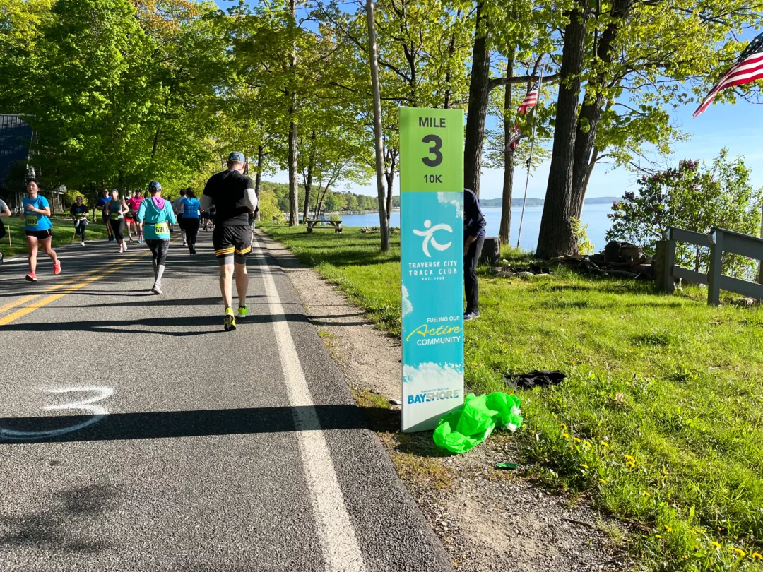Mile Marker Banners for Marathons | Outdoor Standees