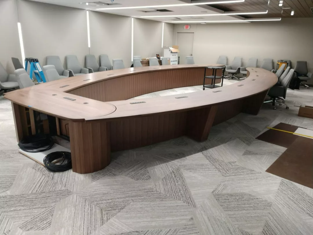 Retractable Office Conference Table | Custom Large Conference Table