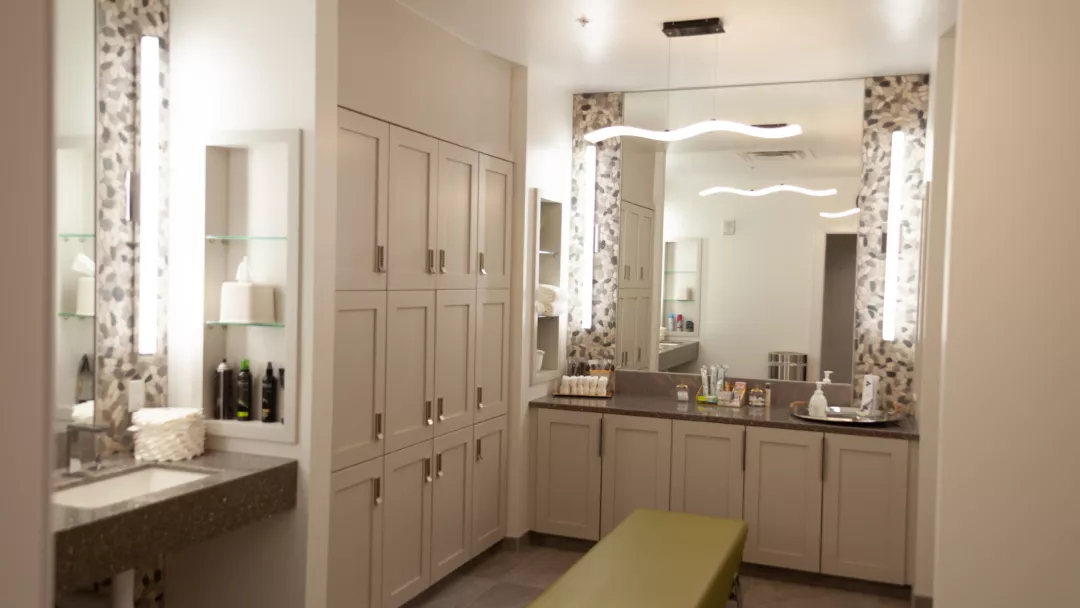 Bay Harbor Yacht Club Custom Casework | Custom Locker Room Design