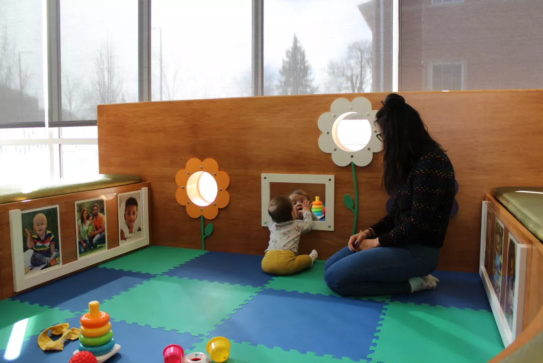 Deerfield Library Baby Garden | Children's Library Fixtures