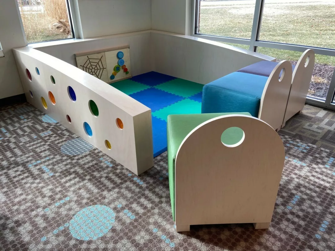 Baby Garden for Library | Wooden Library Fixtures