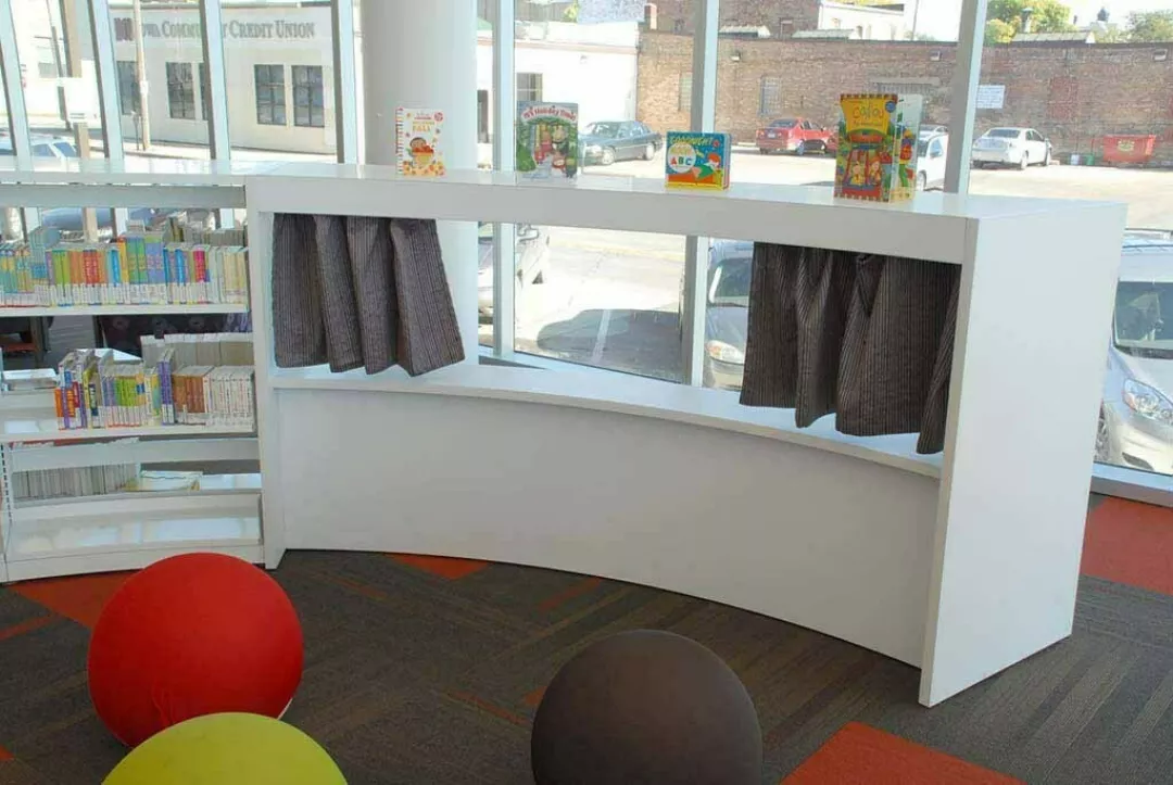 Children's Library Puppet Theater | Custom Library Furniture