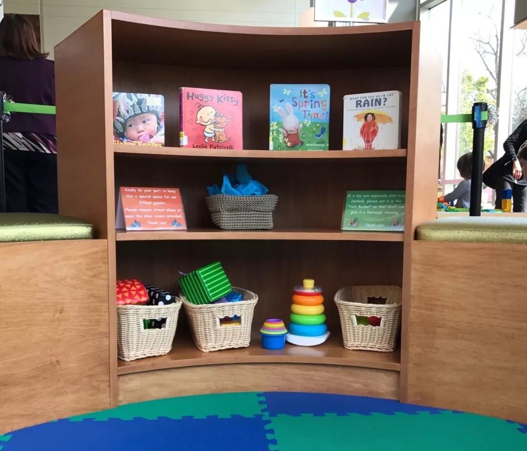 Rounded Wooden Bookshelf | Custom Library Fixtures