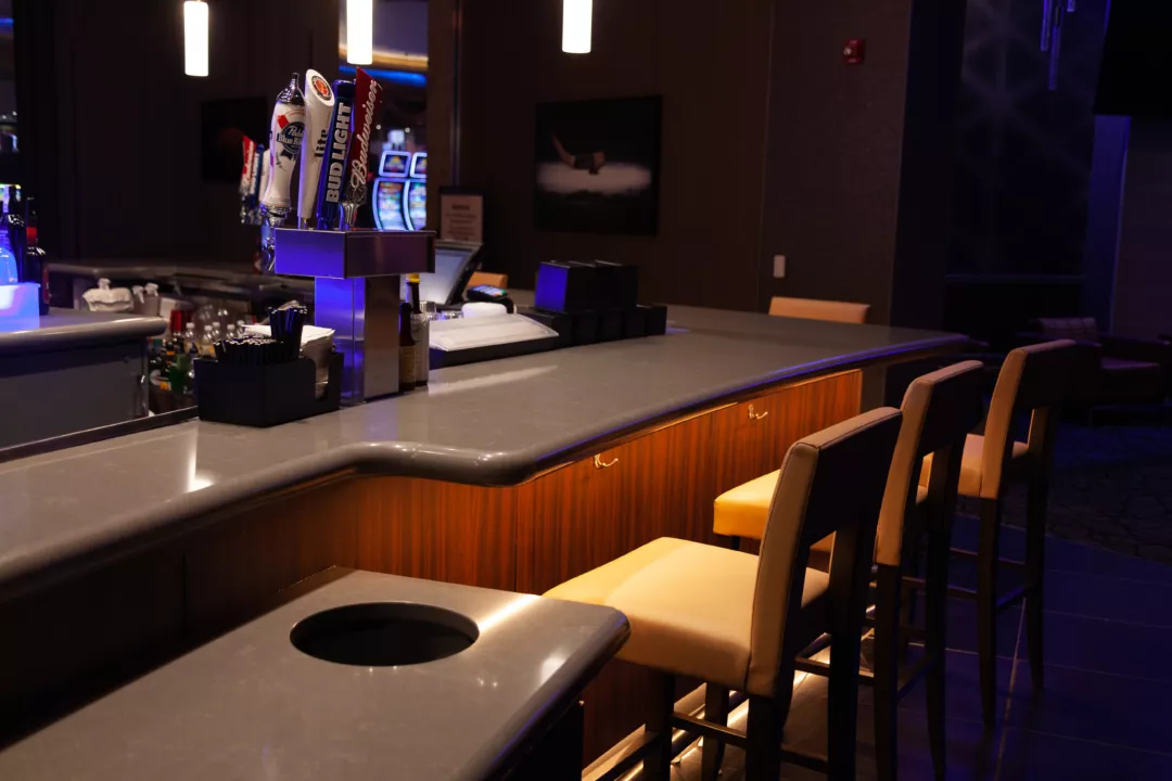 Odawa Casino Custom Bar | Custom Sports Bar Fixtures