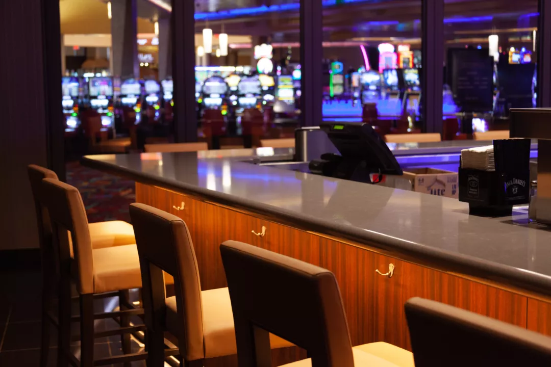 Victories Lounge Sports Betting Bar | Custom Fabricated Countertop Bars