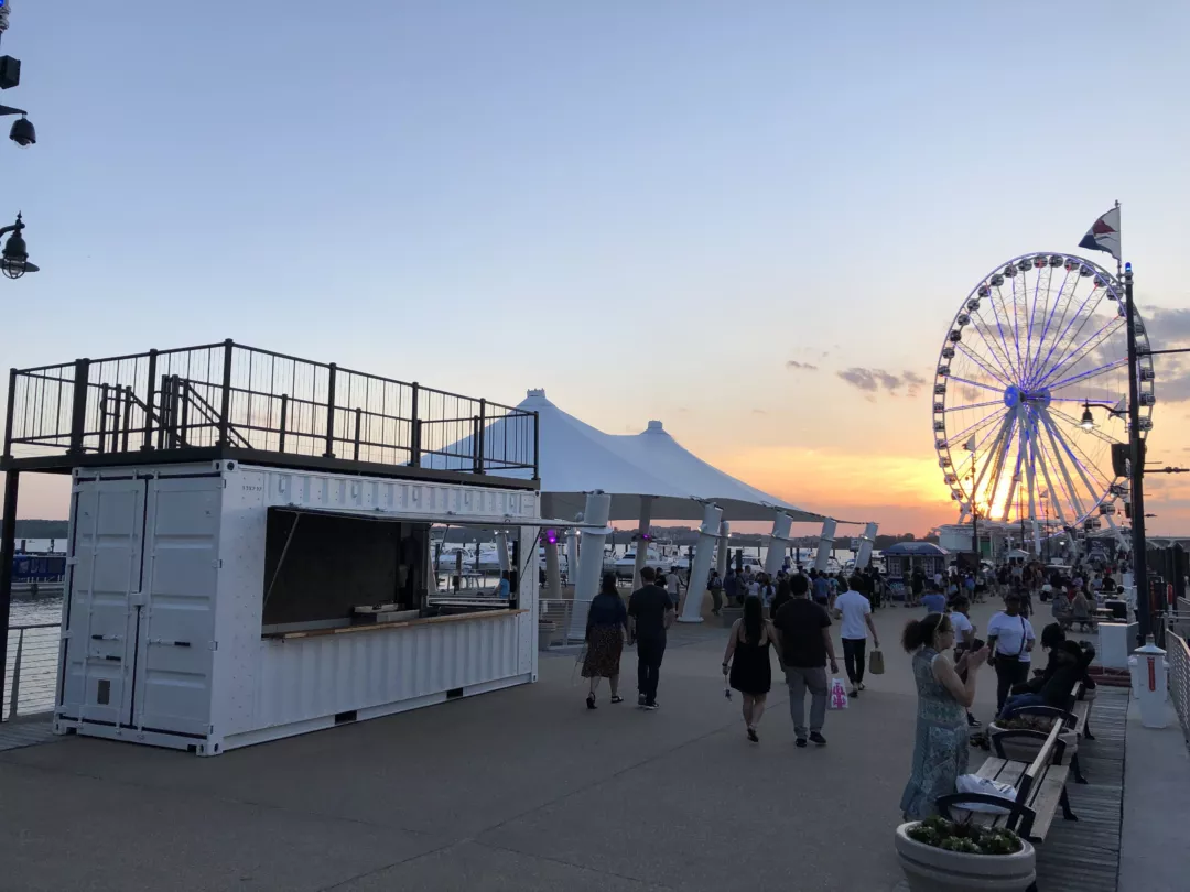 City Fair Mobile Ice Cream Stand | Custom Shipping Container