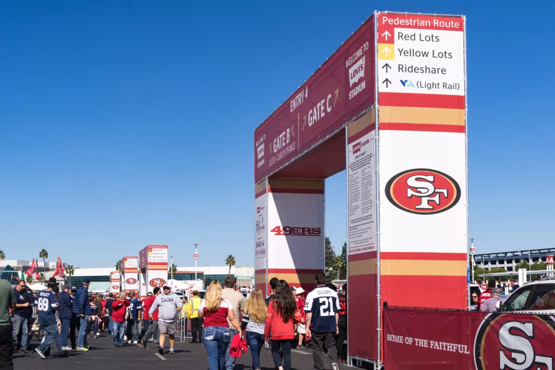 San Francisco 49ers Levis Stadium Event Truss | Truss for Entrance Gate