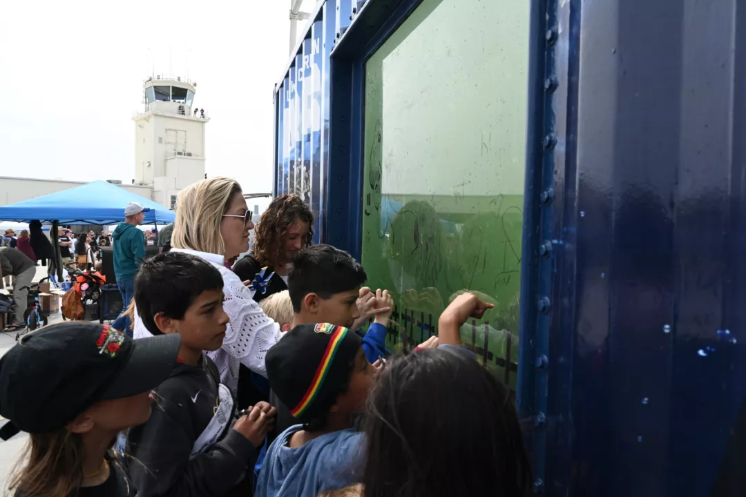 Shipping Container Dive Tank with Window | Unique Custom Shipping Containers