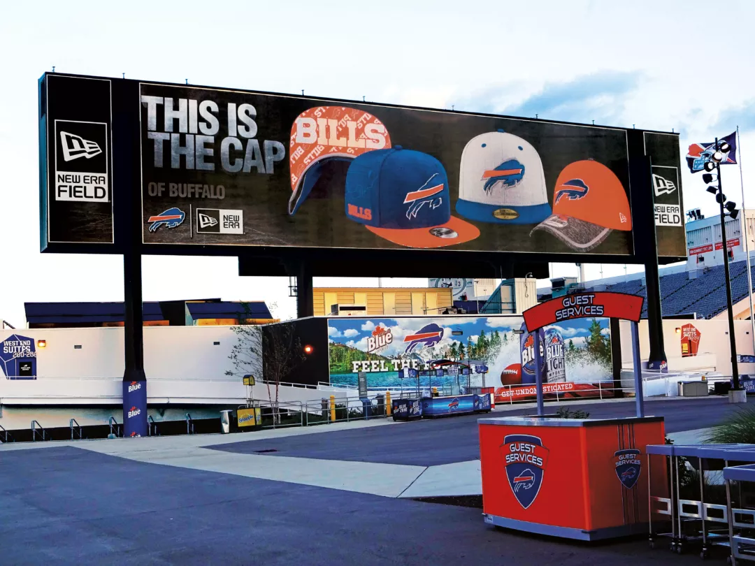 Buffalo Bills New Era Stadium Scoreboard | Massive Mesh Banners