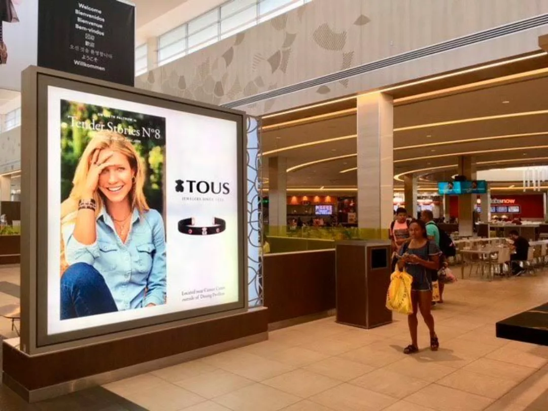 BriteWall Mall Display | Backlit Sign for Business