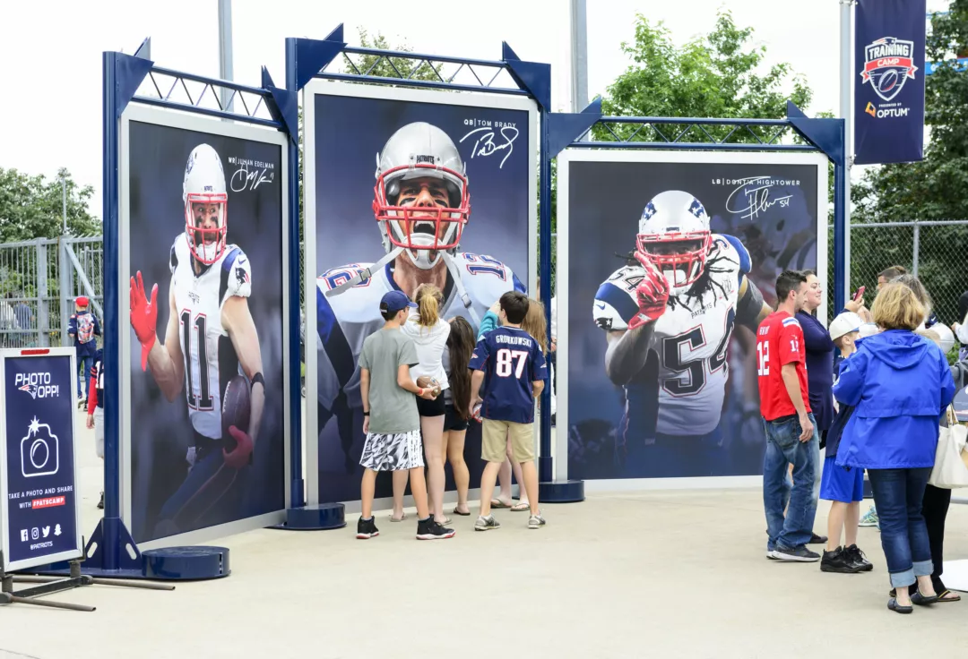 Activate Patriots Preseason Tailgate Event Backdrop