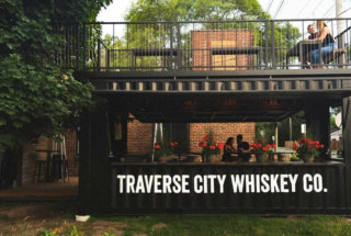 Traverse City Whiskey Co. BoxPop | Shipping Container Lounge