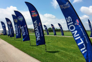 Custom Printed Feather Flags | Branded Feather Flags