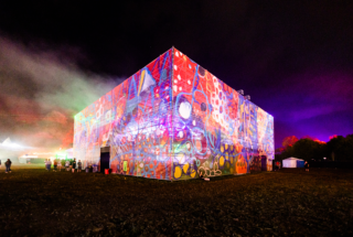 The Cube FORMAT Festival | Customized Mesh Banners