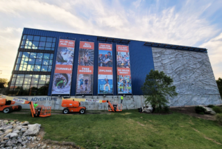 Outdoor Wall Banners | BanerRail System