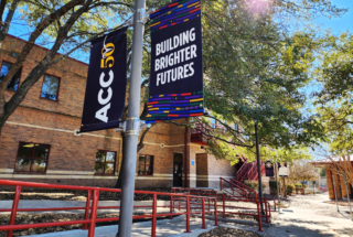Pole Banners for Universities | Campus Light Pole Banners