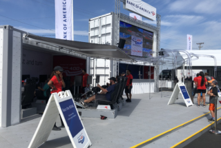 Bank of America Event Activation | Event Truss, BoxPop, Folding Signs