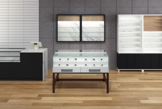 Britten Woodworks Retail Fixures Render | Custom Retail Displays
