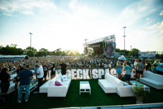 AdMesh Fence Scrim and Truss Banner | Signage for Music Festival