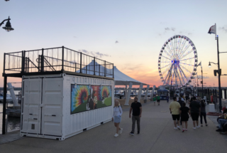 City Fair Mobile Ice Cream Stand | Custom Shipping Container