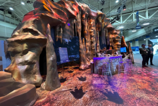 Large Scale Foam Fabrication | Moular Statue for Trade Show