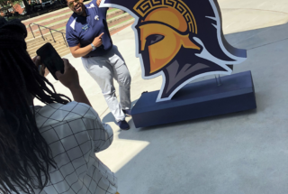 University Logo Selfie Sign | Custom Foam Fabrication
