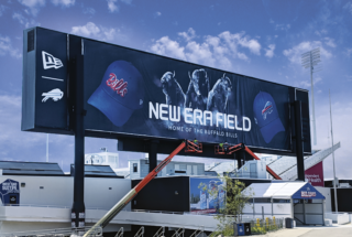 Buffalo Bills New Era Stadium 34x158 Mesh30 Installation