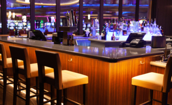 Victories Lounge Custom Bar