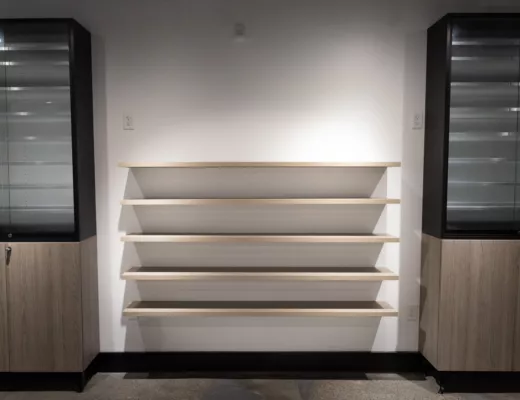 Floating Wooden Shelves for Product Display | Custom Display Shelves