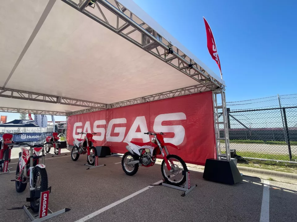 Truss with Custom Sign | Britten EventTruss