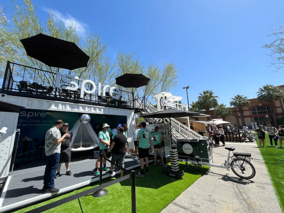 Shipping Container Lounge Area | Custom Shipping Container and Foam Letters