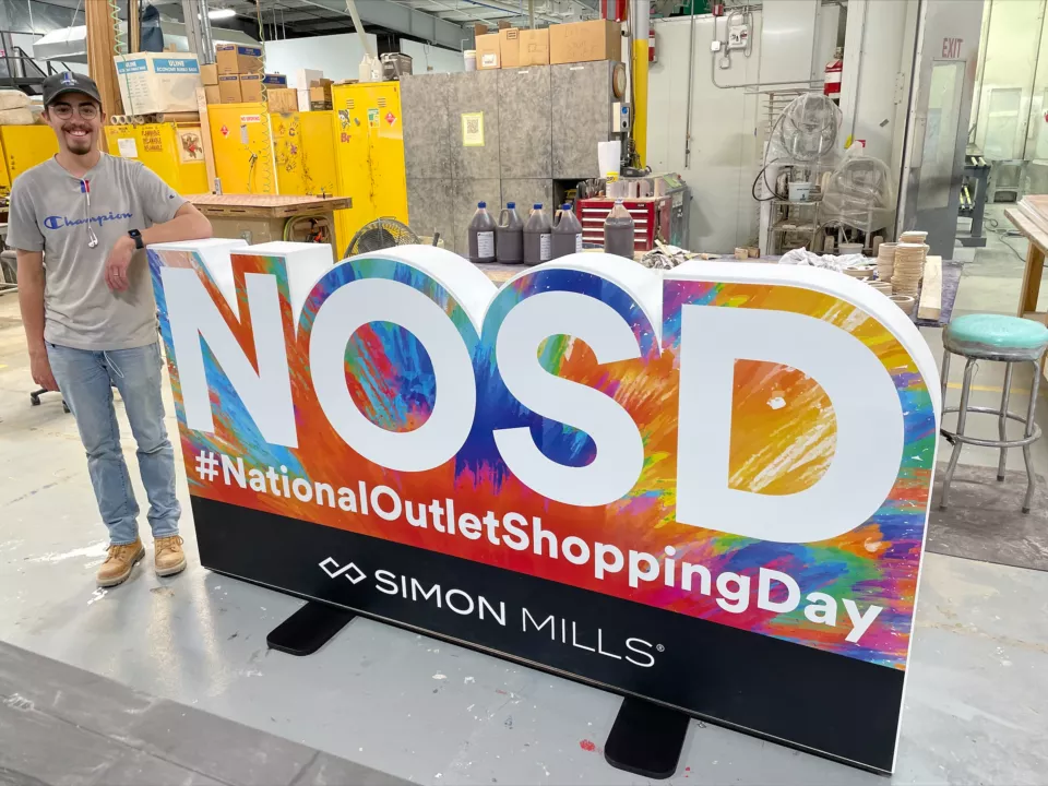 Foam Sign Fabrication | 3D Logo Standee