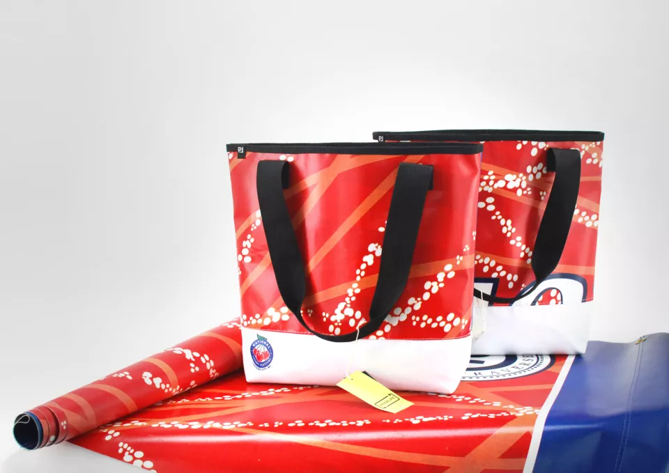 PriorLife Banner Bags | Recycled Tote Bags