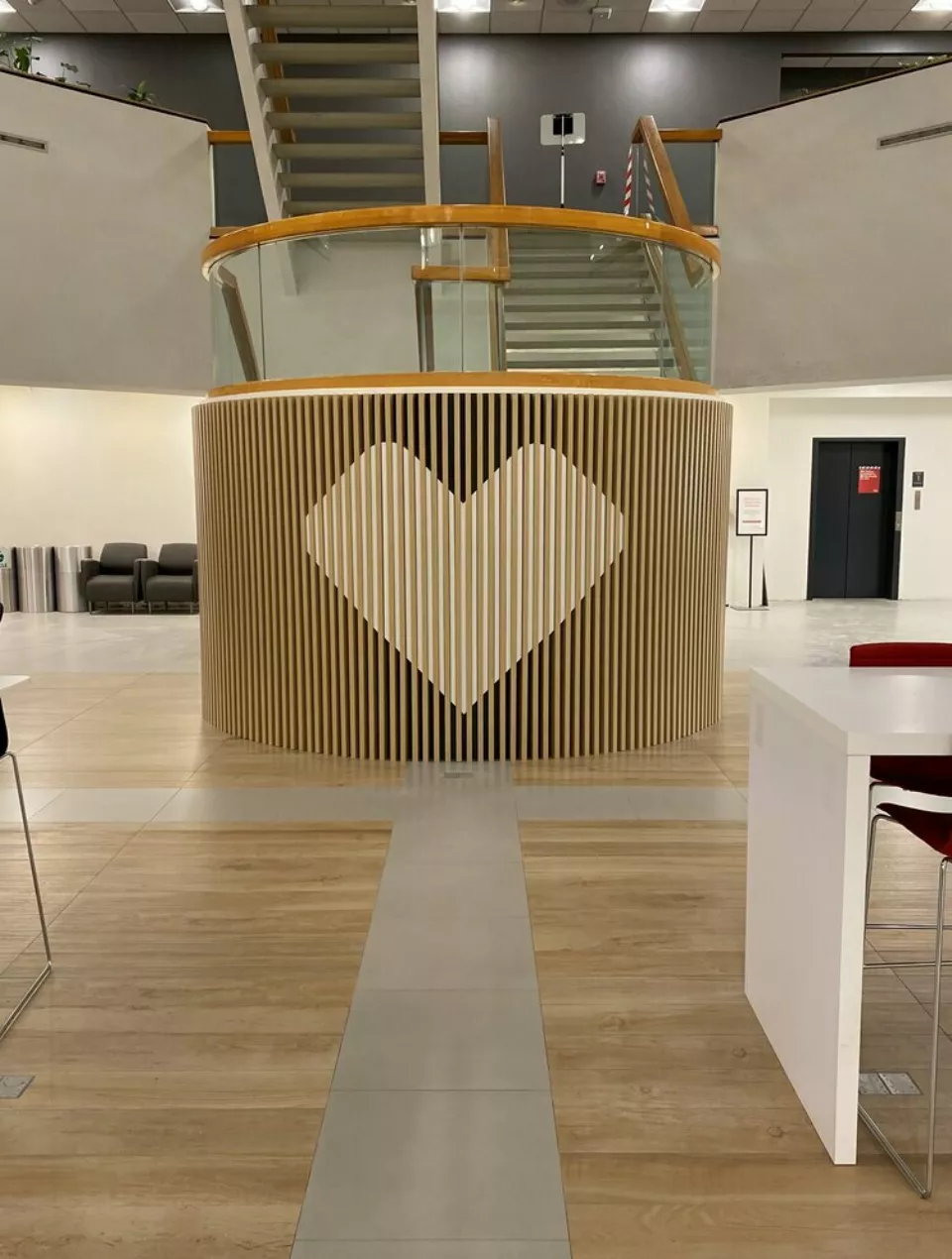 Custom Logo SlatWall | Wooden Interior Fixtures