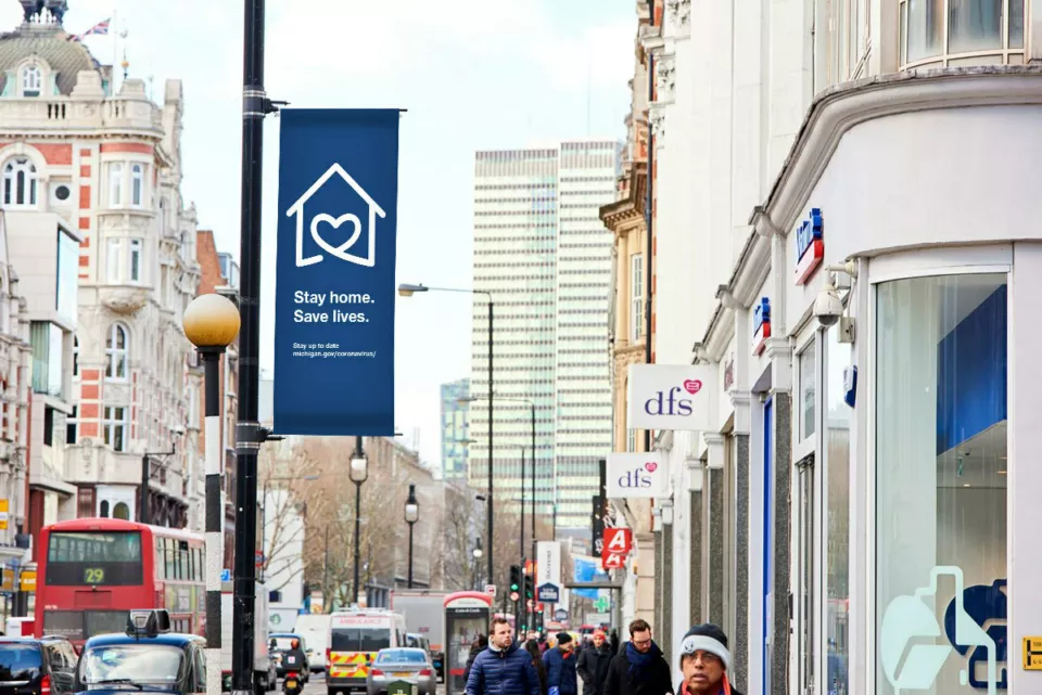 Light Pole Banner Signs | Light Pole Advertising Banners