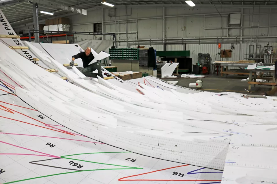 Foam Wings Production Phase