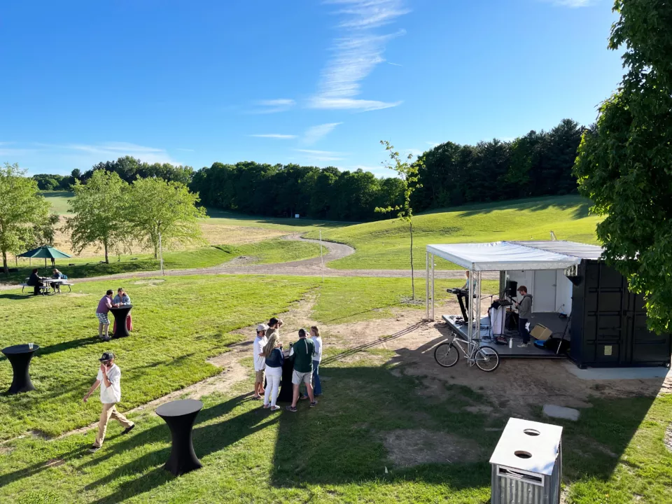 BoxPop with Awning | Small Scale Outdoor Stage