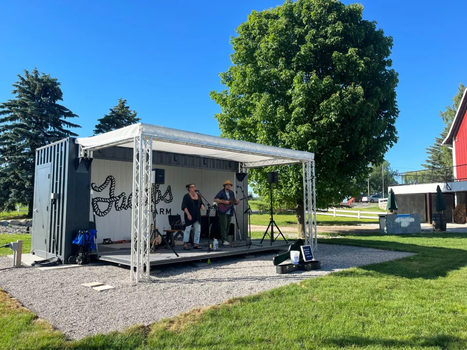 Outdoor Pop-Up Stage | BoxPop and Event Truss