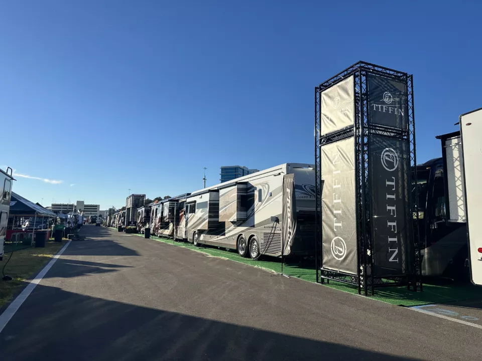 Event Truss Tiffin Motorhomes Tampa RV Show 01 18 2023 2