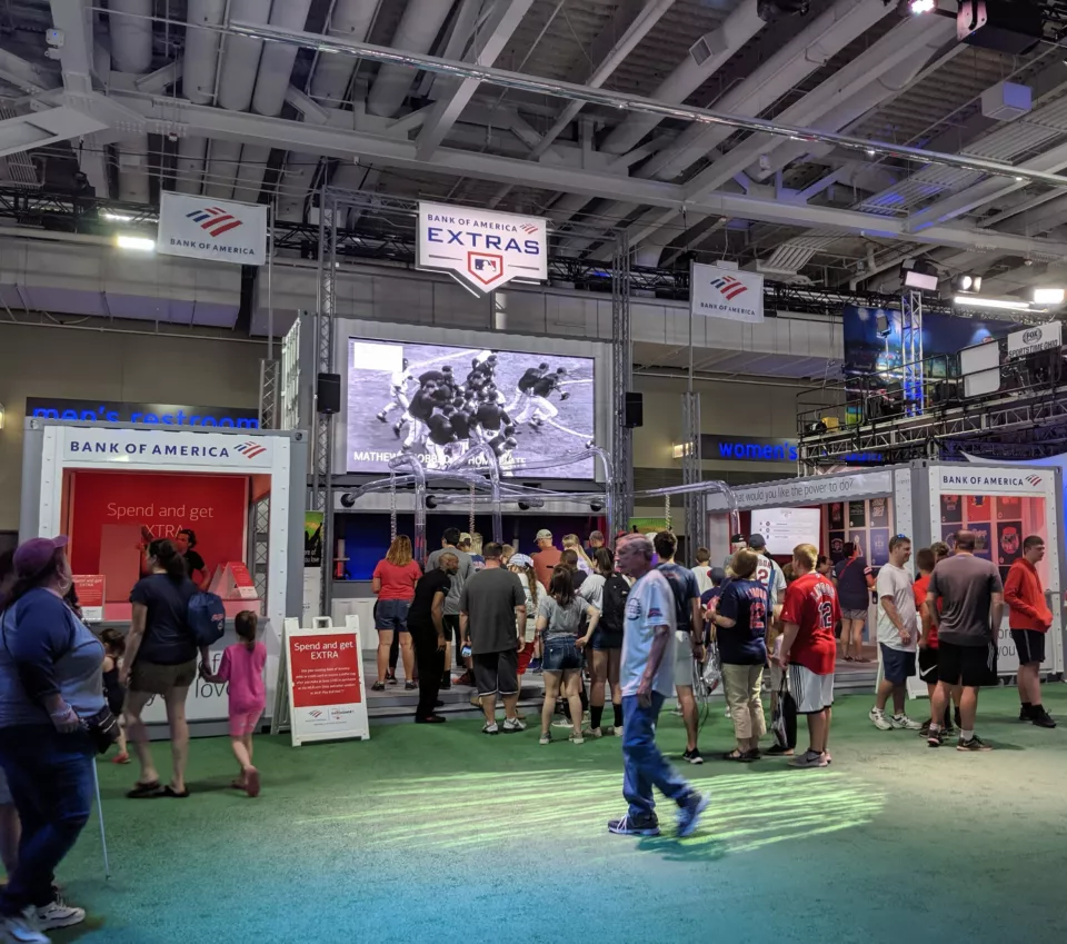MLB Bank of America Fan Activation | Custom Event Container
