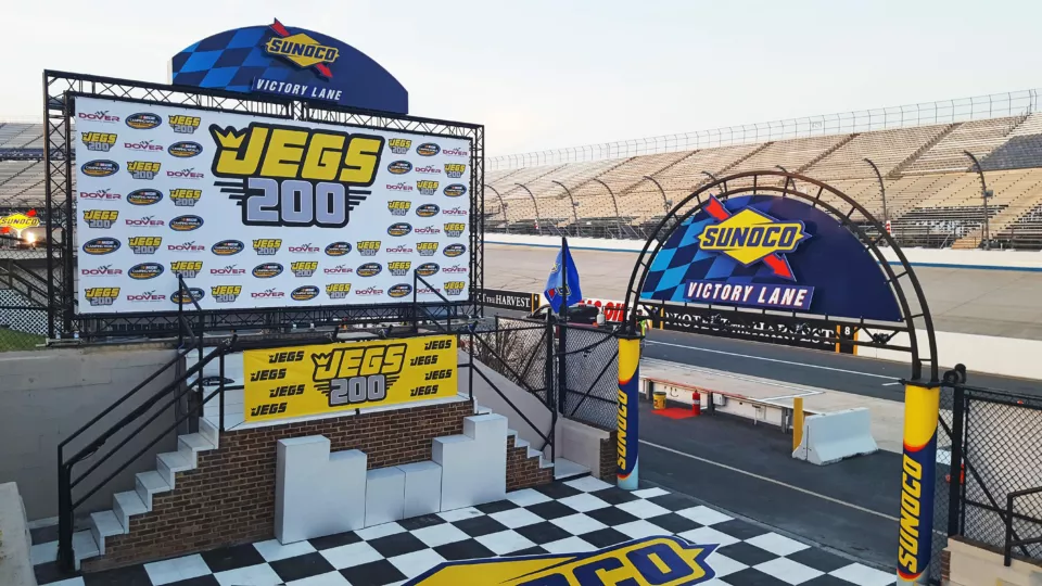 Custom Step & Repeat Backdrop | Dover Motor Speedway