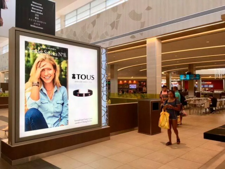 BriteWall Mall Display | Backlit Sign for Business