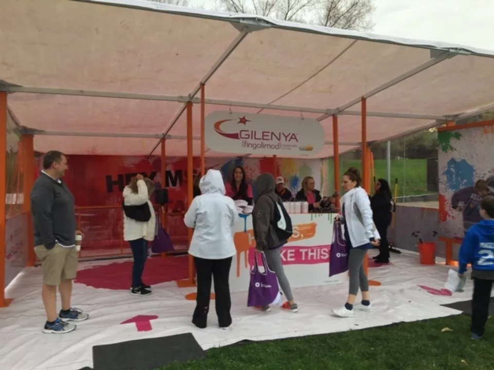 Mobile Event Tour | Large Collapsable Tent with Banners