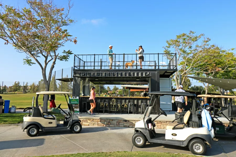 Arrowood Golf Course Pop-Up Food Stand with Rooftop Deck