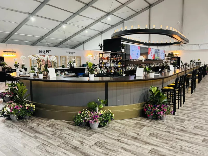 Branded Interior Environments | Custom Bar Counter