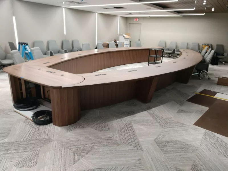 Retractable Office Conference Table | Custom Large Conference Table