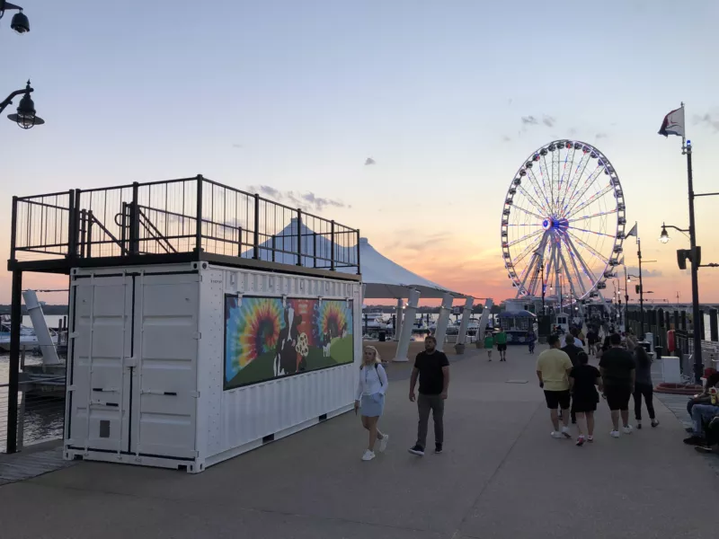 City Fair Mobile Ice Cream Stand | Custom Shipping Container