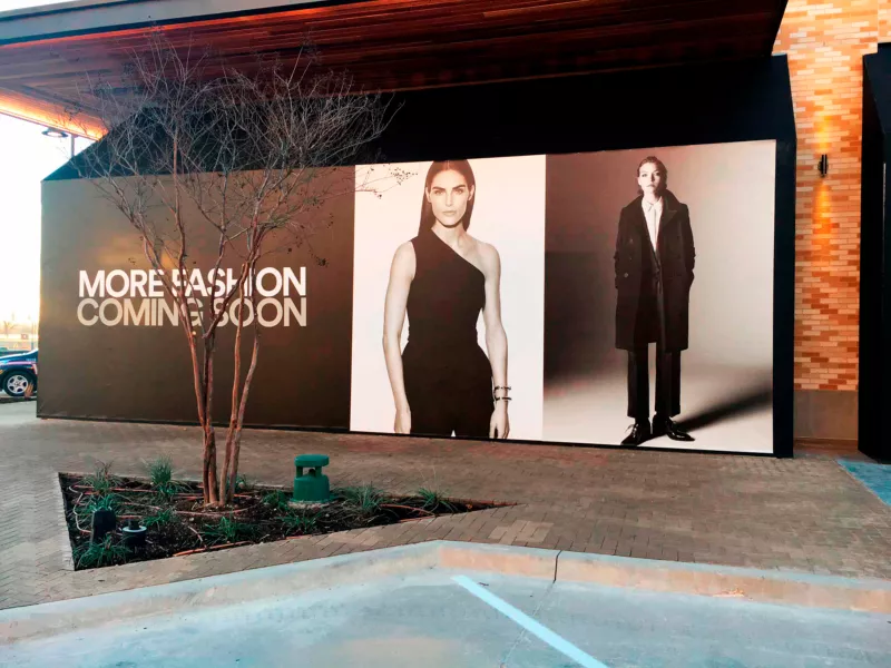 Temporary Construction Barricades | Temporary Walls with Advertising